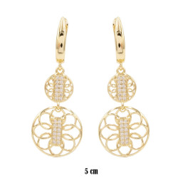 Kolczyki CM miedź pozłacana 14k - MF41562